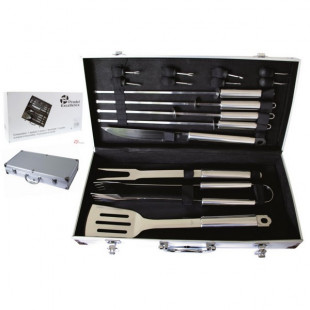 VALISE METAL BARBECUE 16 PIECES